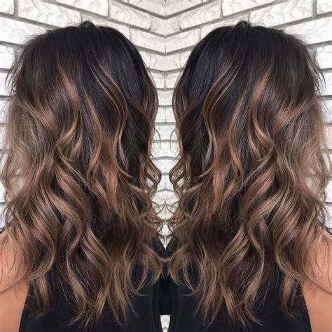 chocolate brown hair and caramel highlights|caramel blonde highlights brunette hair.